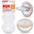Chupete NUK MommyFeel Baby Dummy | 0-9 meses | Compatible con la lactancia materna | Silicona sin BPA | Blush y Sandstone | 2 unidades