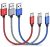 DDIYYI Cable USB C Court [3Pack 0.3M] 3A Cable USB Tipo C Carga Rápida Nylon Trenzado Cable para iPhone 16 15 Pro Max Macbook iPad Samsung S25 S24 S23 S10 S9 A56 A55 A51 Note 23 20 10 Xiaomi Google