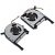 TUF Gaming, 2 Piezas Laptop CPU GPU Ventiladores de Refrigeración Fa506 Fx505g Fx505 F TUF FX505ge FX505gm FX505dt FX705 506 Fx505dy Fx505gt Reemplazo para