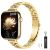 TiMOVO Correa Compatible con Apple Watch 46mm (Series 11/10), 49 mm 45mm 44mm 42mm para Mujer (2025). Correa de Repuesto para Utrla 3/2/1, iWatch SE 3/2/1, Series 9/8/7/6/5/4/3/2/1, Oro