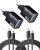 INIU 30W Cargador USB C, 2-Paquetes PD GAN Tech Cargador iPhone Carga Rapida, [USB C + USB A] Múltiple Enchufe Rápido y Cable para iPhone 17 16 15 Pro MAX, MacBook Air, iPad Pro, Samsung S25 Switch
