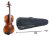 GEWA Juego de viola Allegro VA1 – 42,0 cm listo para tocar, incl. estuche moldeado, arco de carbono, cuerdas Thomastik Infeld AlphaYue