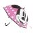 Cerdá – Paraguas Niña Minnie Mouse de Color Rosa – Licencia Oficial Disney