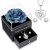Yamonic Rosa Eterna Regalos Originales para Mujer,Rosa Eterna Natural Preservada con Collar y Pendientes de Plata de Ley 925,Flore Preservada Regalo Navidad San Valentin Dia de la Madre Cumpleaños