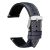 WOCCI Correa Reloj Piel 22mm, Cuero Nobuck Banda de Repuesto para Relojes de Pulsera (Azul Oscuro)