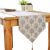 CosyAurora Camino de Mesa de Lino con moreras, Beige, decoración de Mesa de Cocina, Comedor, decoración para el hogar y Fiestas (Blanco Crema, 30 x 200 cm)
