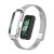 T-BLUER Correas Compatible con Huawei Band 8 Correa,Correa de Repuesto de Metal de Acero Inoxidable Compatible con Huawei Band 7/8 Smartwatch Plata