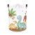 HUUMONSS Grande Cesta Ropa Sucia Bebe Dinosaurios para Chico Chica Palmera Plegable Cestos Almacenaje Ropa Juguetes para Habitación Infantil Dormitorio, Marrón, 63L