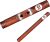 Meinl Percussion CL3RW – Claves de madera color rojo, Large