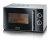 SEVERIN Microondas con grill 2 en 1 de 700 W, horno microondas con 9 programas, microondas potente con rejilla y plato giratorio, plateado/negro, MW 7771