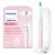 Philips Sonicare 3100, cepillo dental eléctrico, sónico, sensor de presión y temporizador, estuche de viaje, rosa chicle, modelo HX3673/11, Rosa
