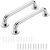 Agarraderas Baño para Mayores, 2 Piezas Asidero Ducha, Barra de Seguridad de Baño de Acero Inoxidable, 30cm, para Personas Mayores, Niños, Discapacitados, Embarazo, Baño, Cocina, Escaleras