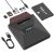Alxum Lector CD DVD Externo para PC,USB 3.0 and Type-C Portable DVD Player with SATA SATA SD Mirco SD Type-A Type-C,CD Burner Recorder CD Writer External for Laptop Windows/Mac OS/Linux/Vista