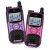 VTech – KidiTalkie Explorer Morado/Rosa, Walkie-Talkies Infantil con Linterna y Efectos de Voz, Envío de Mensajes, Función Cambio de Voz, Juegos, Regalo niños +4 años, Versión ESP