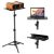LEORFI Soporte Proyector, Trípode para Laptop Soporte Suelo, Altura Ajustable de 45 cm a 115 cm, con Placa Plegable, Capacidad de peso 10KG, Ideal para Películas al Aire Libre y Oficinas