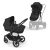 CYBEX Gold Sillita de paseo EOS Lux 2-en-1, Sistema de viaje, Desde el nacimiento hasta 22 kg (aprox. 4 años), Moon Black