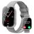 Puqo Reloj Inteligente Hombre Mujer, 2025 Smartwatch 1.95″ Llamada Bluetooth, 112 Modos Deportivos, Pulsera Actividad con Monitor de Ritmo Sueño y Cardíaco, IP68 Smart Watch para Android iOS, Gris