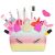 Aomig Maquillaje para Niñas, Juego de Maquillaje para Niños con Bolso Unicornio Lentejuelas, Set de Maquillaje para Niñas Cosméticos Lavables, Juguete de Regalo de Cumpleaños y Navidad para Princesas