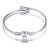 Suonie Plata Amor Corazón 26 Letra Inicial Alfabeto A-Z Pulsera Joyería Regalo Ajustable Para Hija Hijo Hermanas Amigos Madre Colega Amante Cumpleaños Navidad (M)