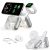 3 en 1 Cargador Inalambrico para MagSafe para Apple iPhone Air/17/16/15/14/13/12 Series, para Apple Watch Series 11/10/9/8/7/6/5/4/3/2/SE/Ultra, para AirPods Estacion de Carga