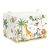 Clastyle Cestos Almacenaje Infantil Animal Tropical Cesta Ropa Sucia Plegable para Habitación Bebé Dormitorio Cajas de Almacenaje Juguetes para Chico Chica,Jirafa Cebra,40 * 30 * 30 cm