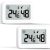 TOP VENTAS: DOOMAY 2Pcs mini higrómetro termómetro interior, medidor de humedad con Celsius , medidor de humedad digital de temperatura para invernadero, bebé, bodega, reptil, incubadora, armario en promoción