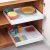 FUNYKICH Almacenamiento de cocina extraíble y deslizante, estantes extensibles sin perforación, para organización de gabinetes, despensa y baño, ancho ajustable de 32 a 52 cm