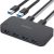 Interruptor USB 3.0, Interruptor USB 2 Ordenadores comparten 4 USB para PC, ratón, Teclado, Impresora, escáner, selector de Interruptor KVM USB Compatible con Windows, Mac, Linux