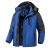 Wantdo Chaqueta de Esquí de Montaña para Hombre Abrigo de Invierno Impermeable con Capucha Cazadora de Snowboard Cálida Chaqueta al Aire Libre Antiviento Hombres Gris Oscuro y Azul-N L
