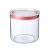 Tatay Bote de Cocina, 1L de Capacidad, Hermético, Libre de BPA, Apto Lavavajillas, Transparente – Rojo. Medidas 12.5 x 12.5 x 12.5 cm