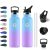 Botella Agua 500ml, Botella Termica Acero Inoxidable, Botella Agua sin BPA, Botella Gym con Doble Pared, Cantimplora Reutilizable para Niños y Adultos, Deporte, Escuela, Oficina, Senderismo y Viajes