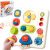 Juguetes Niños 1 Año, Juguetes Montessori 1 Años Juguete Bebe 1 Año con Sonido Luces Cohete llave Juegos 8 IN 1 Sensorial Busy Board Juguete Niña Niño 1 año Regalo Bebe 1 2 Años Regalos Navidad