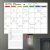 Hivillexun Pizarra Blanca Magnética para Refrigerador – Calendario Mensual y Diario con Planificador, Incluye 4 Marcadores y 1 Borrador – Ideal para Organización en la Nevera