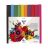 Clairefontaine – 995001C – Pack de 10 Rollos Papel pinocho/crespón para crear tu ramo de floristería, 25x100cm 160g, Surtido de 10 colores vivos