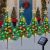 Qoosea 4 Árboles de Navidad Luces Solares Árbol de Navidad al Aire Libre Luces Solar 8 Modos 80LED Copos de Nieve Luces de Colores Solares de Navidad Exteriores Decoración Navideña de Jardín Exteriore