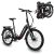 PROMOCIÓN: Flebi Bicicleta Eléctrica Plegable 24″ Swan con Autonomía 70km y Batería Extraíble 10.4Ah/374Wh + 7 Velocidades – E-Bike Urbana Unisex – Bici Eléctrica Adultos Compacta y Ligera – Color Gris al mejor precio