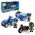 Pinypon Action 700015907 Pack de Vehículos con Quad, Coche y Moto y 3 Figuras Diferentes 2 muñecos policías y un ladrón, Juguete Exclusivo, para niños y niñas Desde 3 años, Multicolor