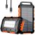 WOWMVP Cargador Solar 26800mAh, Power Bank Solar Batería Externa Portátil PD15W USB C Carga Rápida Impermeable 3 Salidas y 2 Entradas con Linterna LED para Moviles Tabletas Etc.(Naranja Claro)
