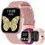 Smartwatch Mujer Reloj Inteligente con Llamada: 1.83» Digital Smart Watch con Bluetooth Impermeable IP67 Monitor de Estrés Frecuencia Cardíaca Sueño 20+Modo Deportivo 3 Correas para iPhone Android