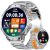 LIGE Reloj Inteligente Hombre Militar, 1.85″ Smartwatch Hombre con/Llamada Bluetooth, 1000mAh/LED Linterna/100+Modos Deportivos/Monitor Sueño, IP68 Impermeable para Android iOS, Plata