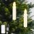 Lewondr 20 Piezas LED Árbol de Navidad Vela Luces, Parpadeo Clip en Velas sin Llama con Temporizador a Distancia y 4 Modos, Árbol Navidad Luces de Vacaciones para los Árboles – Blanco