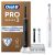 DESCUENTO: Oral-B Pro 3 Pack De 2 Cepillos de Dientes Eléctricos con Mango Recargable y 4 Cabezales de Recambio, 3 Modos De Cepillado Con Modo Sensible, Temporizador, Diseñado por Braun, Negro y Blanco | Oferta Amazon