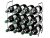 Viscio Trading 171532 – Botellero cromado apilable, acero, plata, 13 x 40 x 40 cm