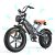 JANSNO Bicicleta Eléctrica 20″ x 4.0 Fat Tire, Homologada CE,batería extraíble de 48V 17Ah,Sistema de 7 velocidades, Frenos de Disco mecánicos Delanteros y Traseros, Bicicleta eléctrica para Adultos al mejor precio