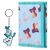 Disney Carteras Infantiles Conjunto Cartera Niña y Llavero Monedero Stitch Frozen Regalos Originales para Niñas (Azul Frozen)