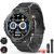 AMZSA Reloj Inteligente Hombre Militar con Llamadas (Recibir/Hacer Llamada) y Whatsapp, 1,52″ Redonda HD Fitness Tracker, smartwatch con Correa de Metal 120+ Modos Deportivos 1ATM AI para Android iOS