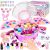 Herenear Set Manicura Niñas, Estudio Uñas Infantil, Juegos Maquillaje Arte Pintauñas para Niñas, Esmalte Uñas Peel Off Lavable con Secador Uñas, Diamantes Adhesivos 6 7 8 9 10 Años Regalos (Rosa)