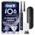 REBAJADO: Oral-B iO 6N Cepillo de Dientes Eléctrico Negro Con Mango Recargable, 2 Cabezales y 1 Estuche de Viaje, 5 Modos De Cepillado Con Blanqueamiento Dental, Sensor De Presión, Diseñado por Braun