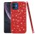 Anlalish Funda para iPhone 11 con purpurina protectora, funda iPhone 11 antigolpes silicona de TPU protección Case (rojo)