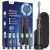 Cepillo de Dientes Eléctrico Sónico para Adultos – Cepillo Electrico Sónico con 8 Cabezales y Estuche de Viaje, 5 Modos, IPX7 Impermeable, Cepillo Dientes Electrico de Recargable, rebajado hoy
